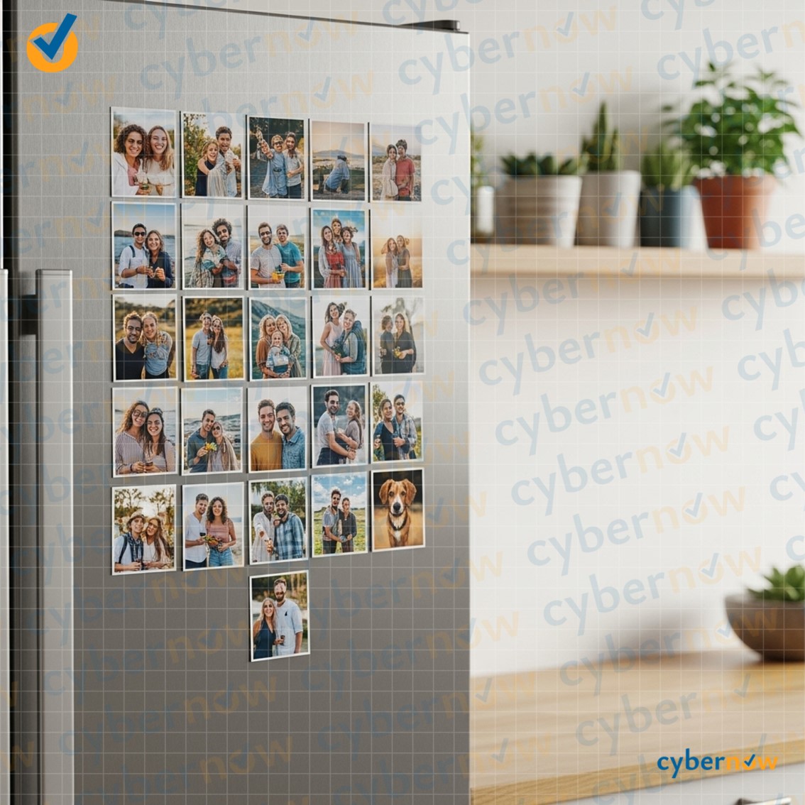 Kit Fotos Magnéticas Quadradas